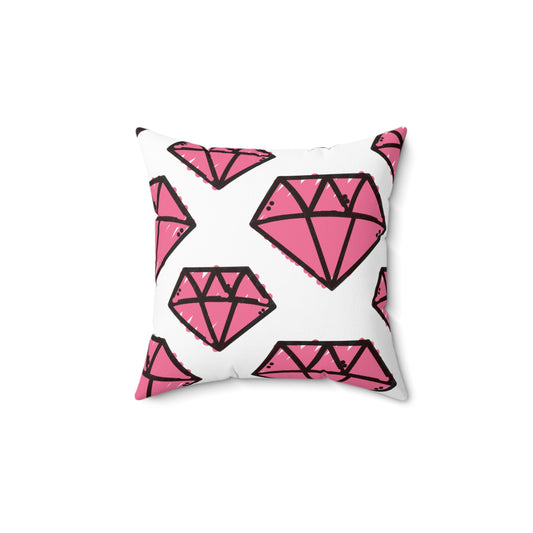 Red Diamond, Square Pillow