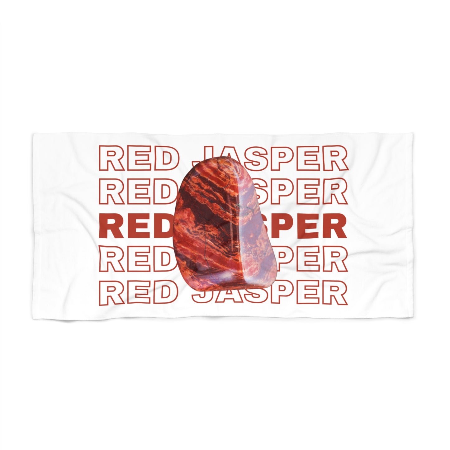 "Red Jasper", Beach Towel