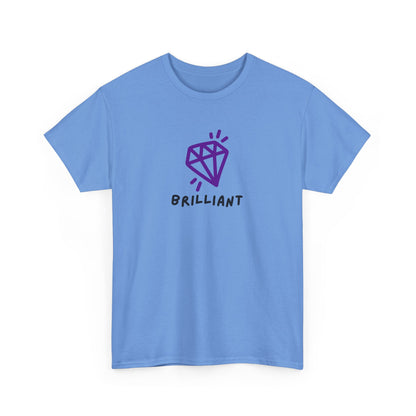 "Brilliant" w/Purple Diamond, Heavy Cotton Tee