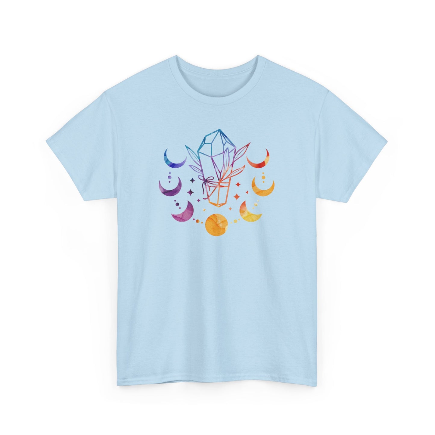 Crystal w/ Moon Phases, Heavy Cotton Tee