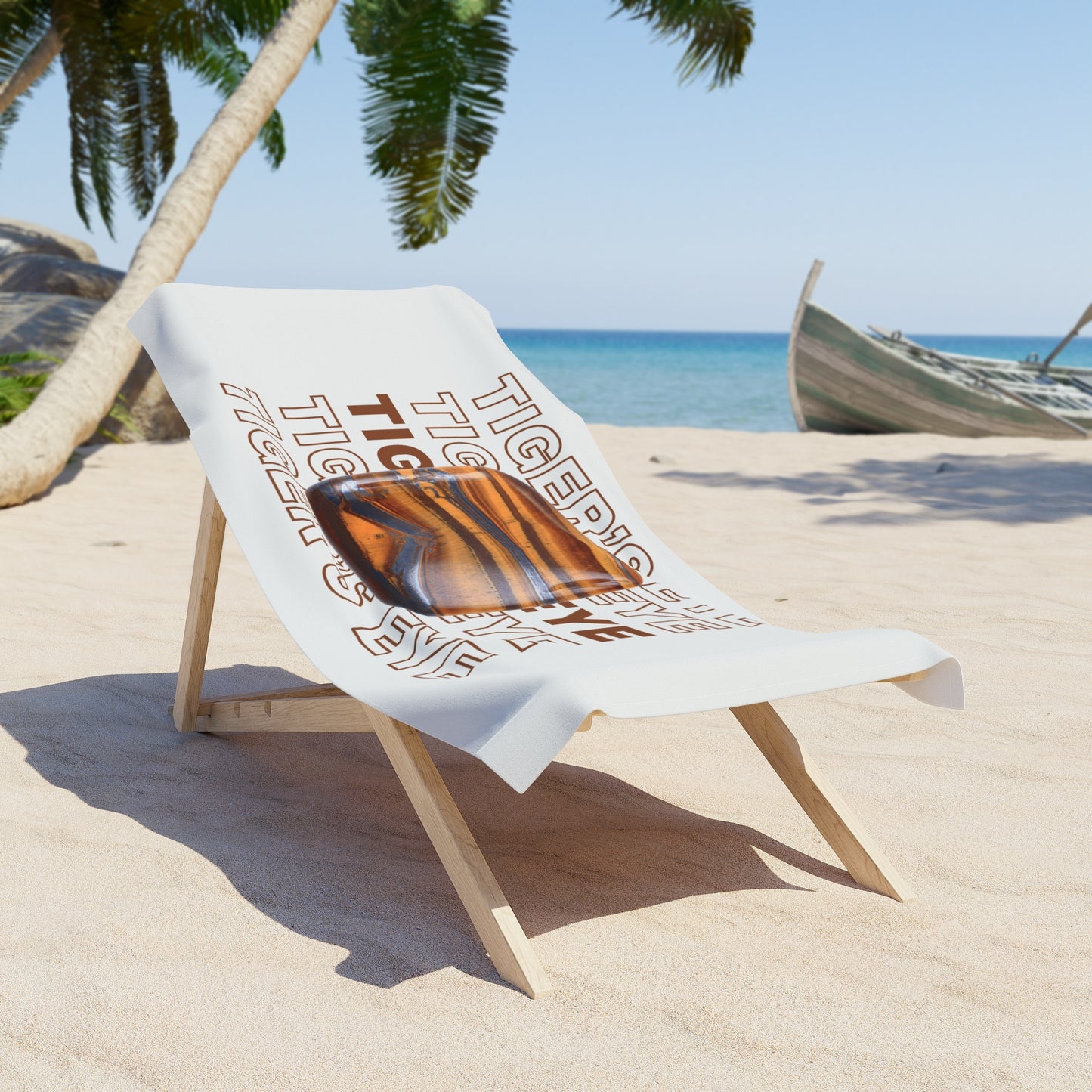 "Tigers Eye", Beach Towel