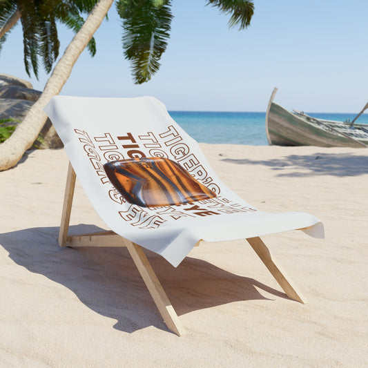 "Tigers Eye", Beach Towel